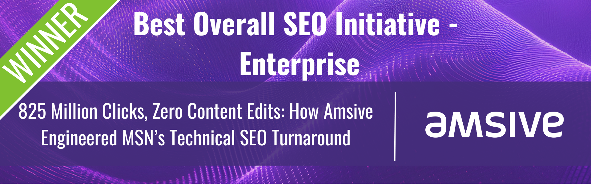 Best Overall Seo Initiative Enterprise Search Engine Land Awards 2025