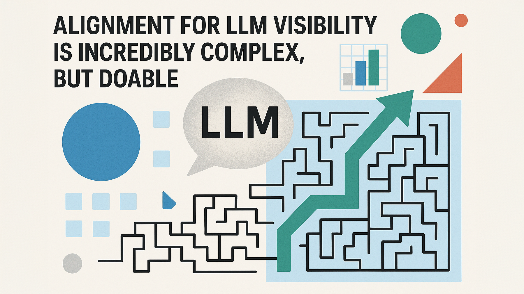 Alignment for LLM visibility is incredibly complex, but doable